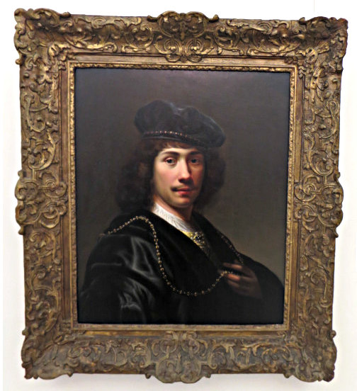 Click the image for a view of: The painting on exhibition, after treatment